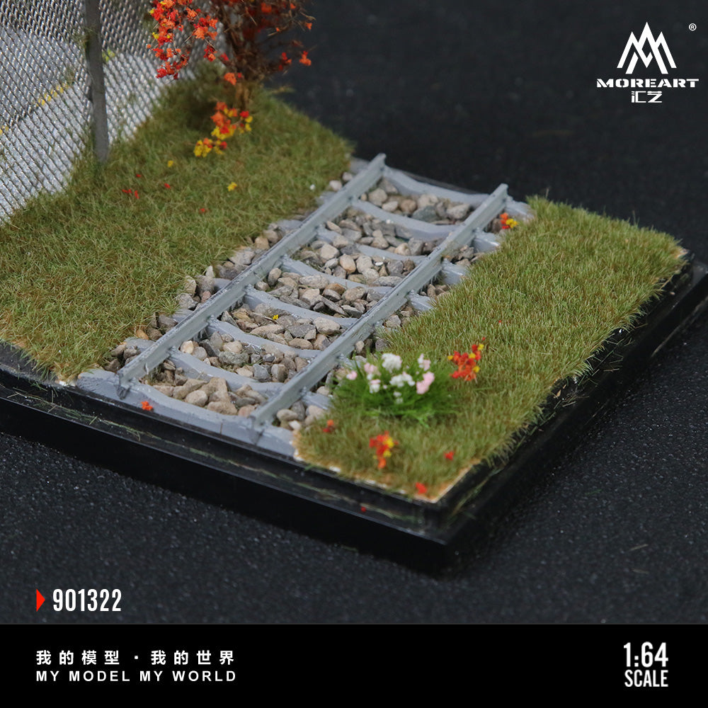 Escena Via del tren  Diorama - MoreART (BAJO PEDIDO)