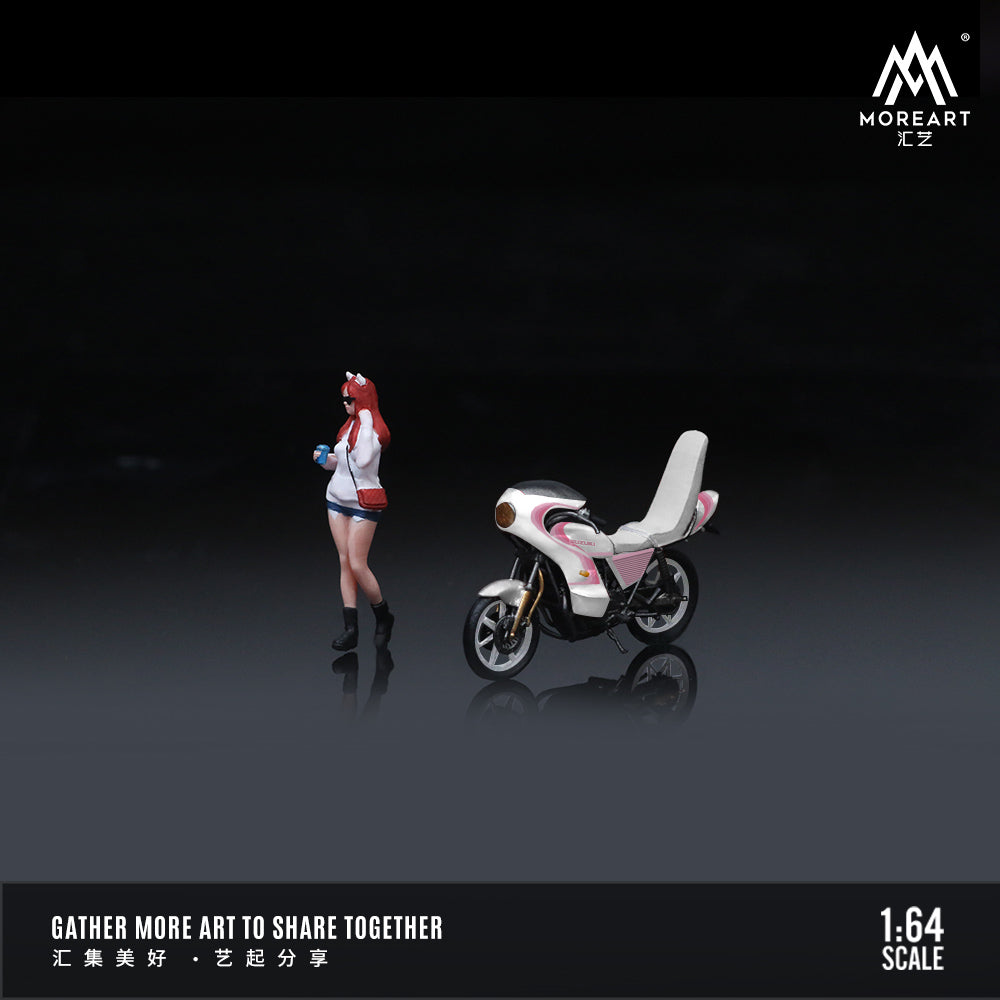 Moto Bosozoku White Figura - MoreART (BAJO PEDIDO)