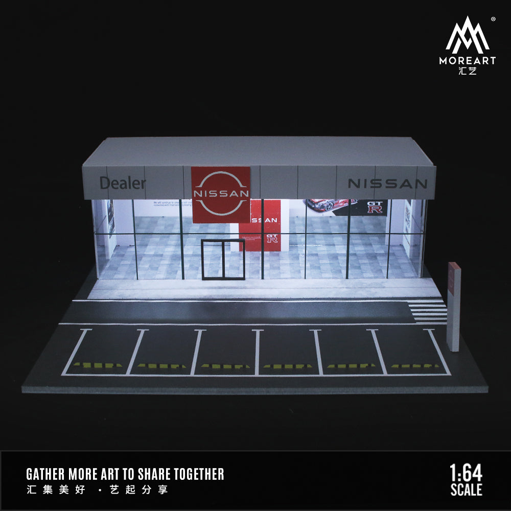 Concesionario Nissan Diorama - MoreART (BAJO PEDIDO)