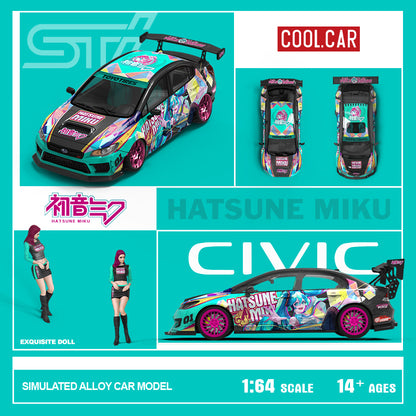Subaru WRX Hatsune Miku  - Cool Car (POR PEDIDO)
