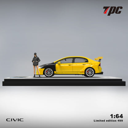 Honda Civic Yellow - TPC (POR PEDIDO)
