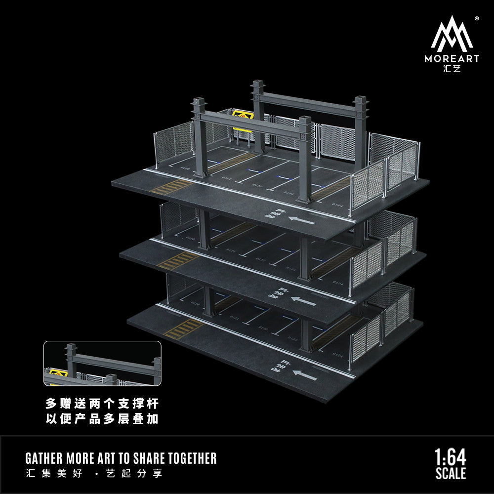 Parqueo 3 niveles Diorama - MoreART (BAJO PEDIDO)