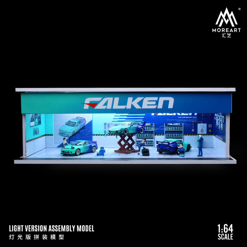 Parqueo Talleres Falken y Martini  Diorama - MoreART (BAJO PEDIDO)