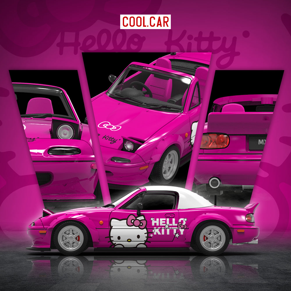 Mazda Miata Na Hellow Kitty Violet - Cool Car (POR PEDIDO)