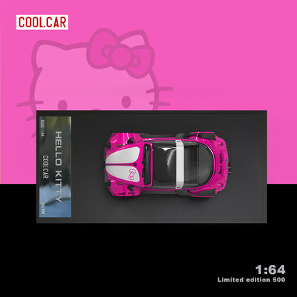 Volkswagen Bettle Hellow Kitty Violetl Car (POR PEDIDO)