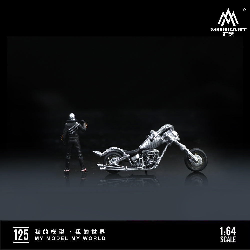 Moto Skeleton Knight Figura - MoreART (BAJO PEDIDO)