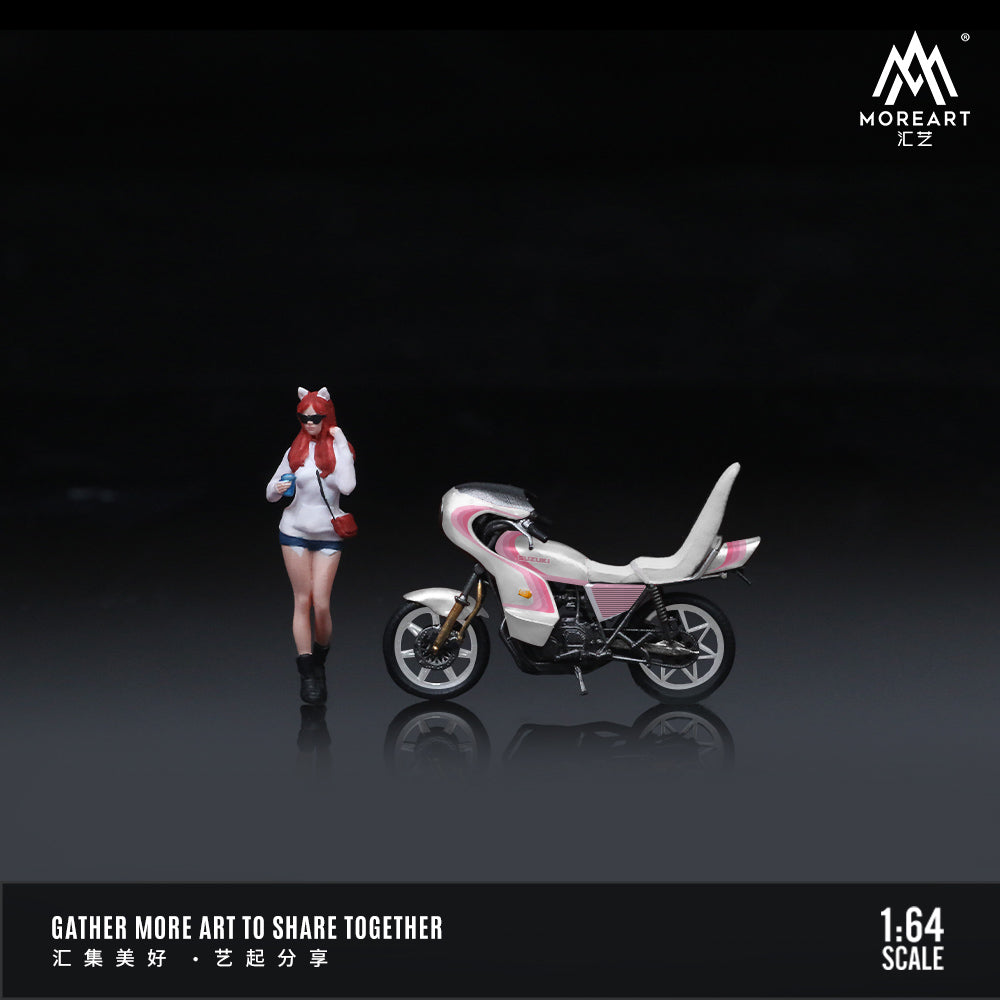 Moto Bosozoku White Figura - MoreART (BAJO PEDIDO)