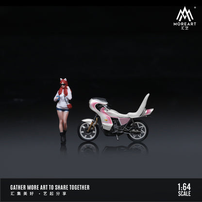 Moto Bosozoku White Figura - MoreART (BAJO PEDIDO)