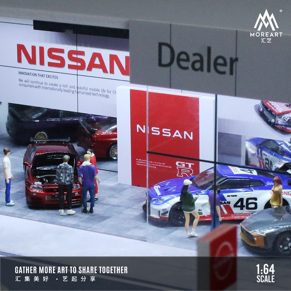 Concesionario Nissan Diorama - MoreART (BAJO PEDIDO)