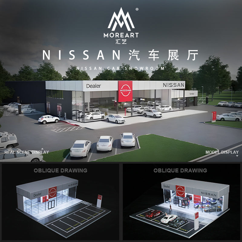Concesionario Nissan Diorama - MoreART (BAJO PEDIDO)