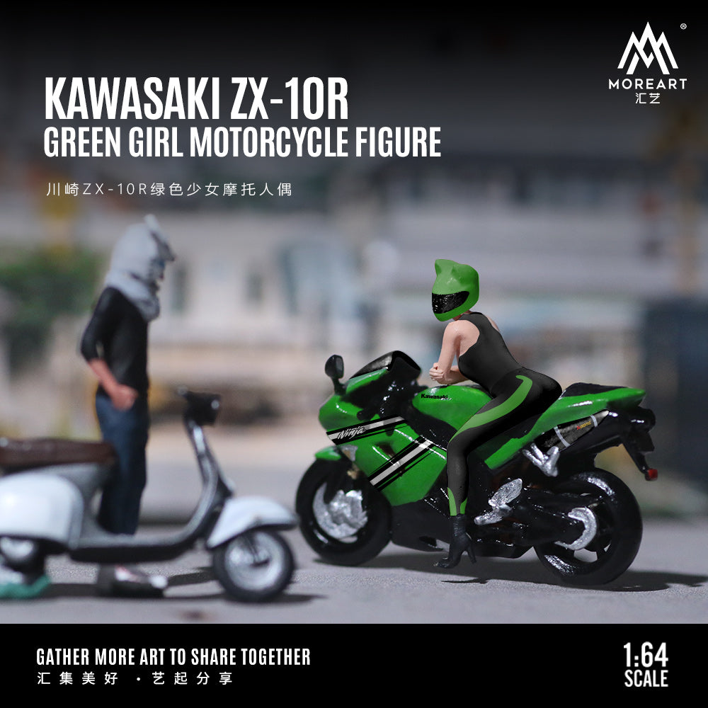 Moto Kawasaki ZX-10R Figura - MoreART (BAJO PEDIDO)