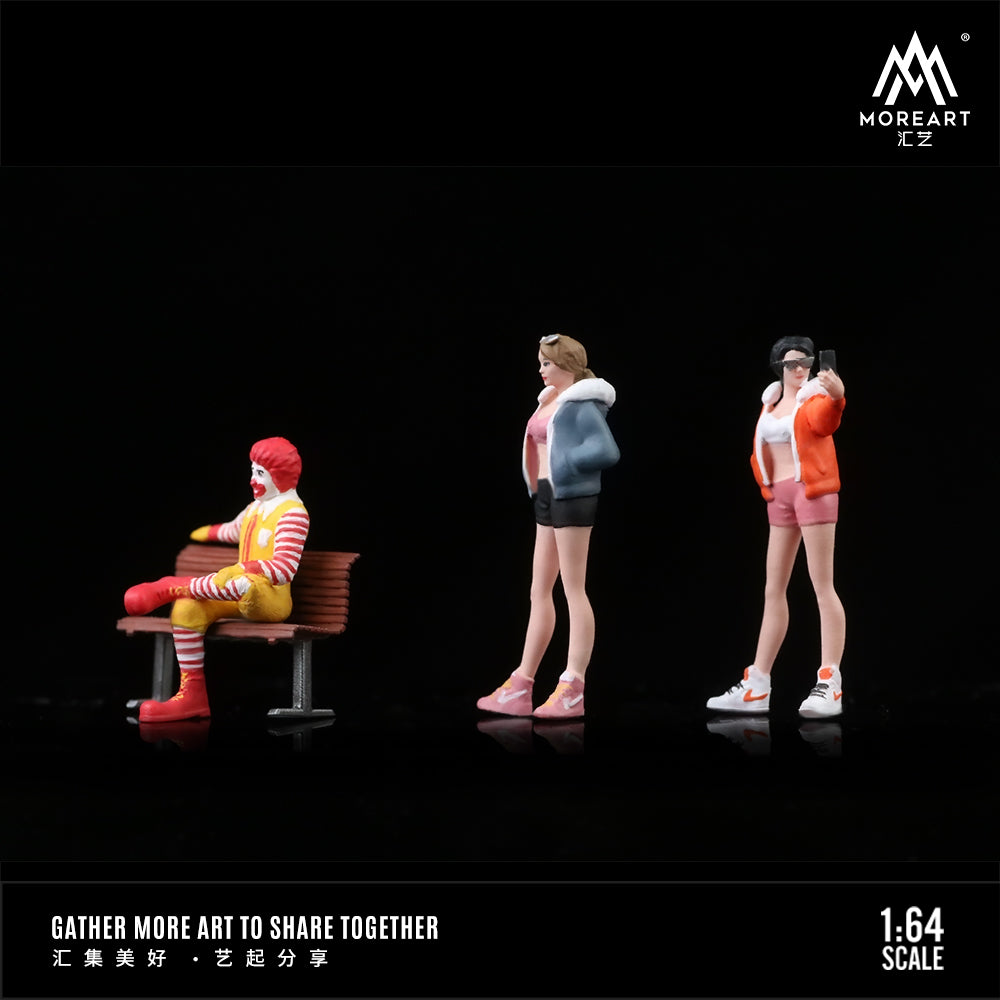 Set de 3 figuras McDonnalds - MoreART (BAJO PEDIDO)
