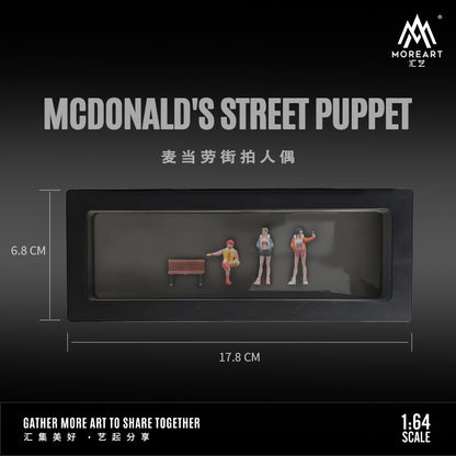 Set de 3 figuras McDonnalds - MoreART (BAJO PEDIDO)