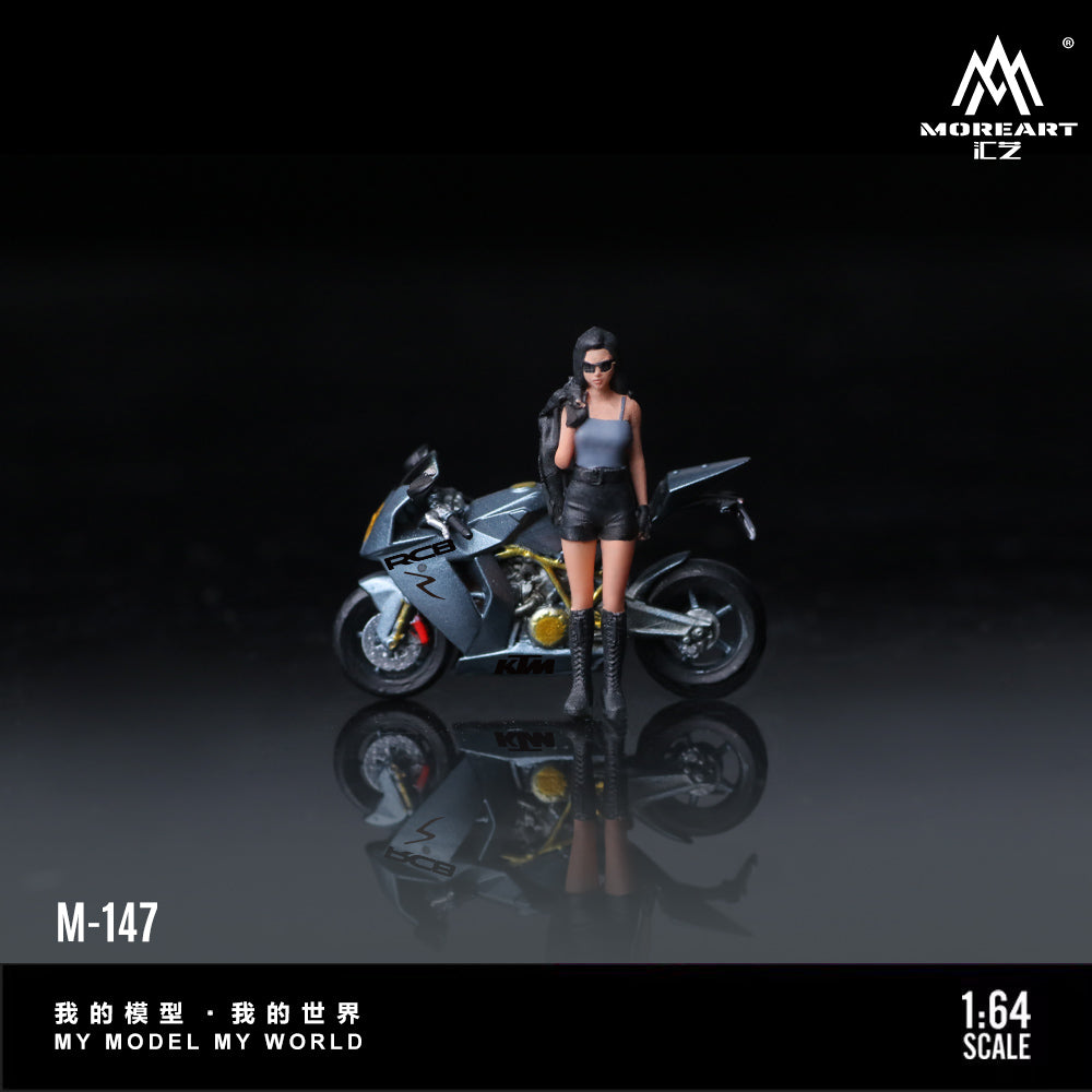 Moto KTM190 Grey Figura  MoreART (BAJO PEDIDO)