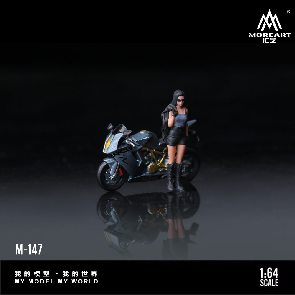 Moto KTM190 Grey Figura  MoreART (BAJO PEDIDO)