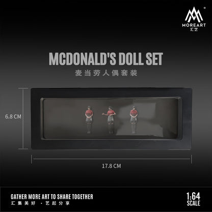 McDonnald Set de 3 Figuras - MoreART (BAJO PEDIDO)