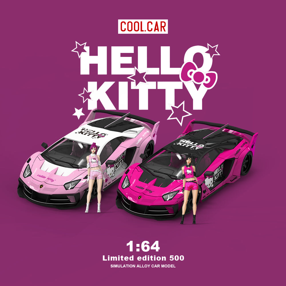 Lamborghini GT EVO Hellow Kitty Violet - Cool Car (POR PEDIDO)