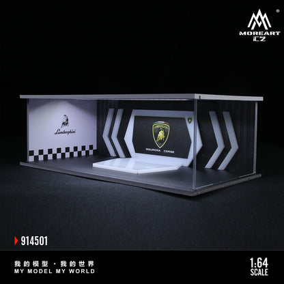 Concesionara Lamborghini Diorama - MoreART (BAJO PEDIDO)