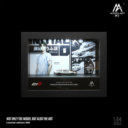 Initial D Toyota AE86 Trueno Diorama - ModelArt (BAJO PEDIDO)