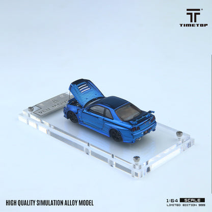 Nissan R34 Blue - Time Top  (POR PEDIDO)