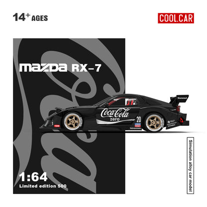 Mazda Miata RX7 Coca Cola Black - Cool Car (POR PEDIDO)