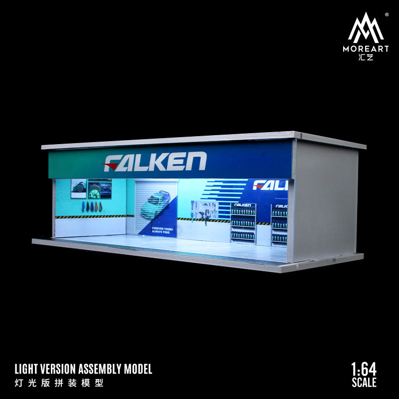 Parqueo Talleres Falken y Martini  Diorama - MoreART (BAJO PEDIDO)