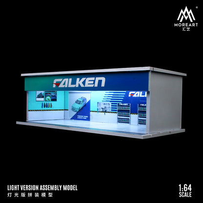 Parqueo Talleres Falken y Martini  Diorama - MoreART (BAJO PEDIDO)