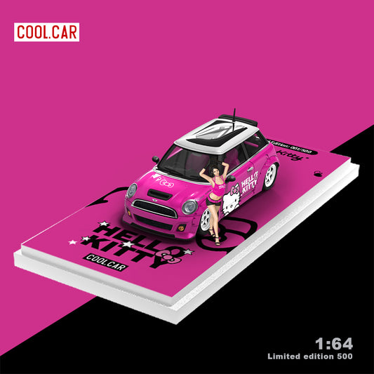 Mini Cooper Hellow Kitty Violet - Cool Car (POR PEDIDO)