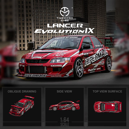 Mitsubishi Lancer Evolution´HyperMax Rojo - Time Micro (POR PEDIDO)
