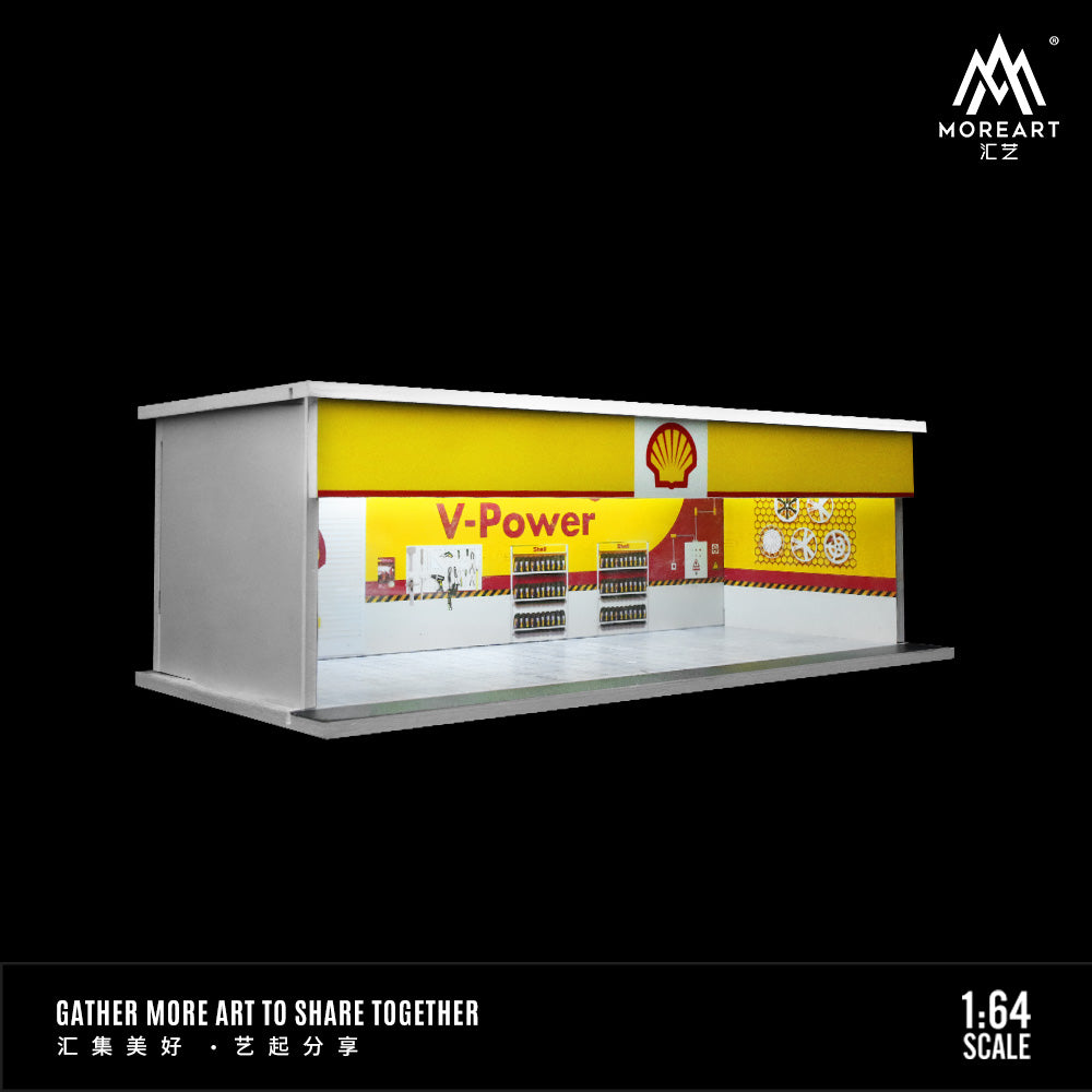 Parqueo Tallere Sheel y Mooneyes Diorama - MoreART (BAJO PEDIDO)