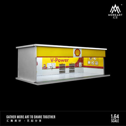 Parqueo Tallere Sheel y Mooneyes Diorama - MoreART (BAJO PEDIDO)