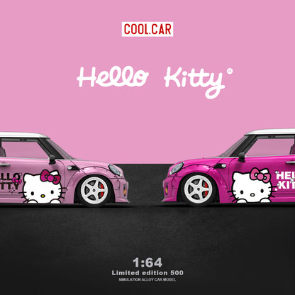 Mini Cooper Hellow Kitty Pink - Cool Car (POR PEDIDO)