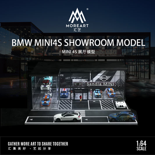 Concesionario Mini Cooper Diorama - MoreART (BAJO PEDIDO)