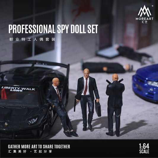 Set de 3 Figuras Espias - MoreART (BAJO PEDIDO)