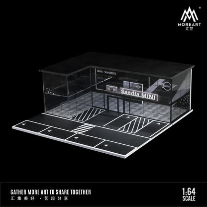 Concesionario Mini Cooper Diorama - MoreART (BAJO PEDIDO)