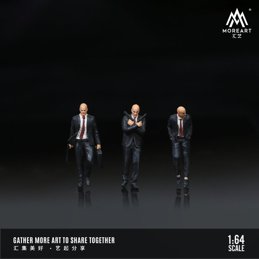 Set de 3 Figuras Espias - MoreART (BAJO PEDIDO)