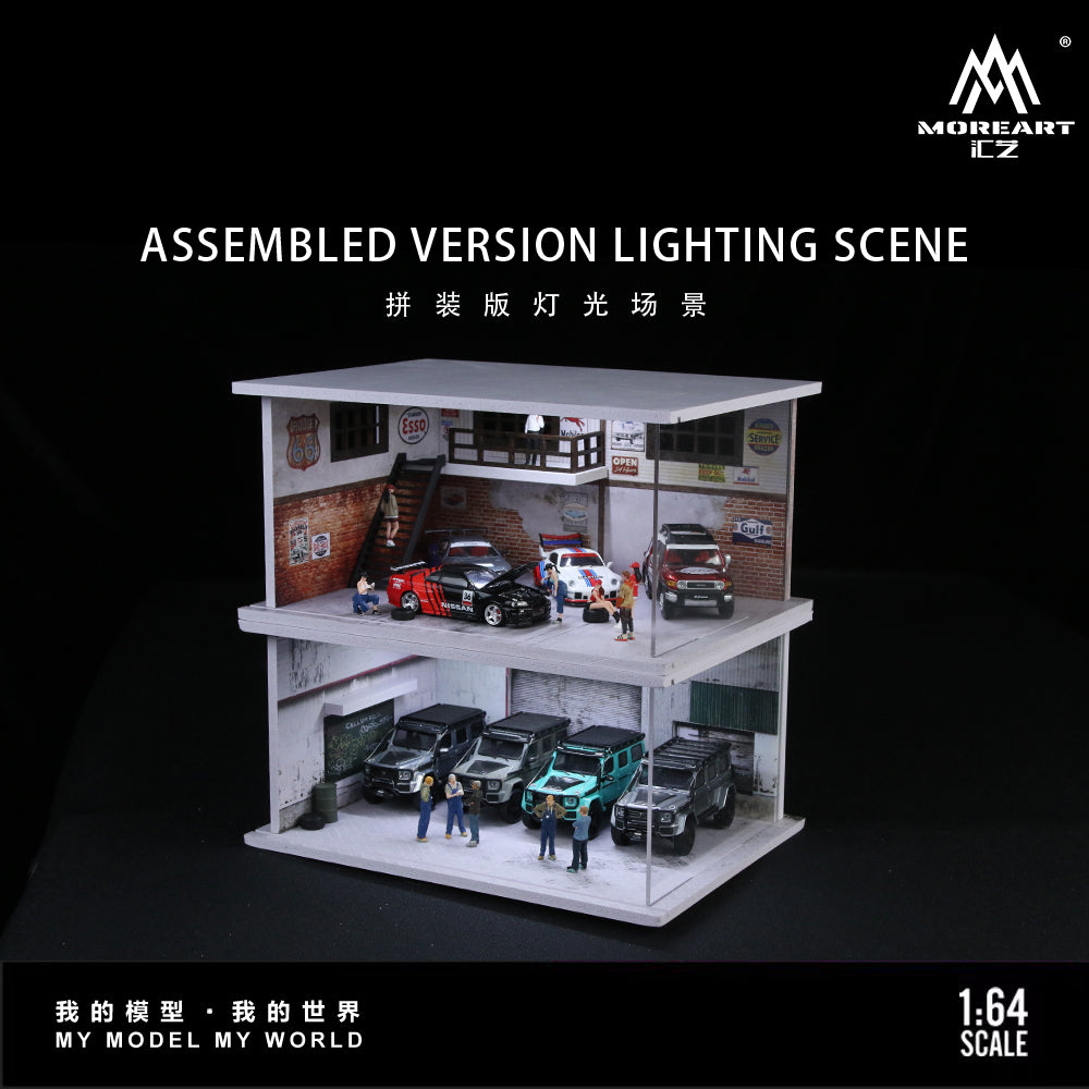 Mini Garage Diorama V2 - MoreART (BAJO PEDIDO)