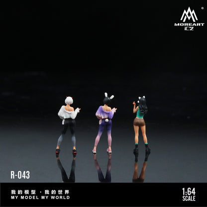 Set de 3 Figuras Girls - MoreART (BAJO PEDIDO)