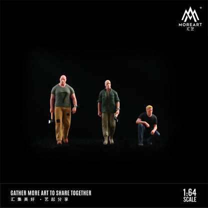 Set de 3 figuras Rápido y Furioso - MoreART (BAJO PEDIDO)