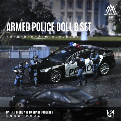 Set de 4 Figuras Policías - MoreART (BAJO PEDIDO)
