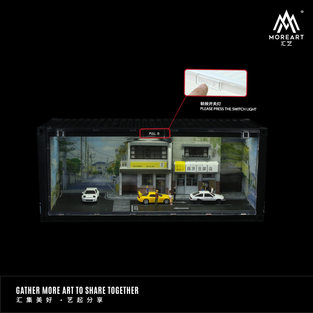 Initial D Contenedor - Diorama - MoreART (BAJO PEDIDO)