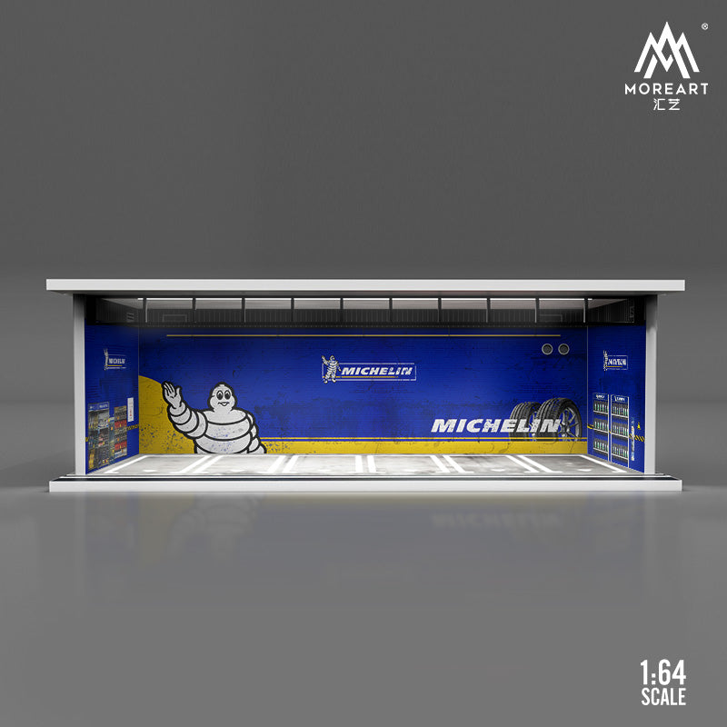 Parqueo Wheels and Oil Diorama - MoreART (BAJO PEDIDO)