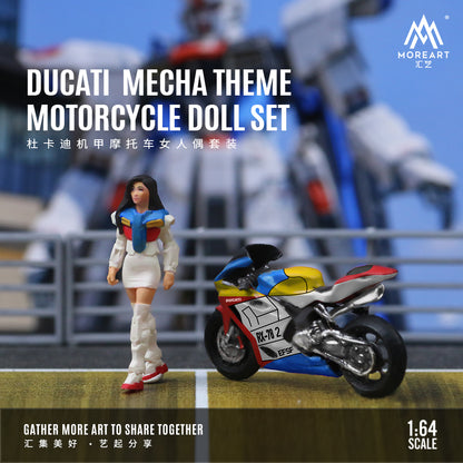Moto Ducati Mecha Figura - MoreART (BAJO PEDIDO)