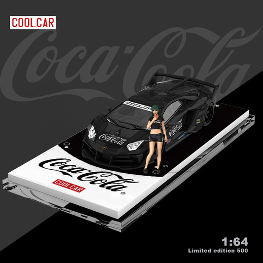 Lamborghini GT EVO Coca Cola  Negro - Cool Car (POR PEDIDO)