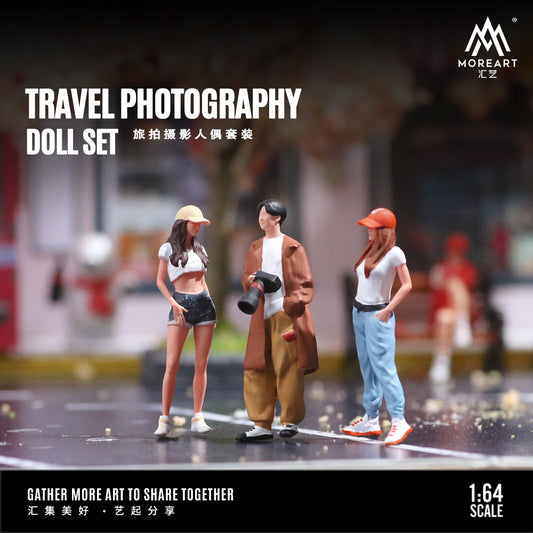 Set de 3 Figuras fotógrafo - MoreART (BAJO PEDIDO)