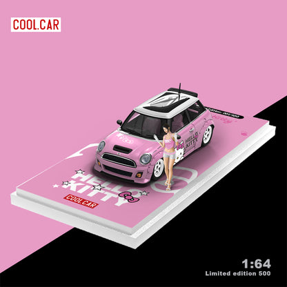 Mini Cooper Hellow Kitty Pink - Cool Car (POR PEDIDO)
