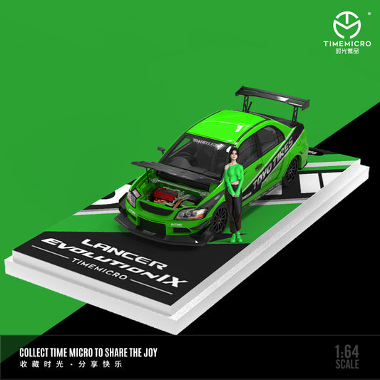 Mitsubishi Lancer Evolution 9 Green Devil - Time Micro (POR PEDIDO)
