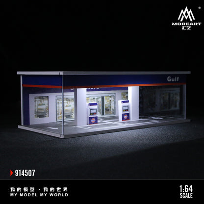Gasolinera Gulf Diorama - MoreART (BAJO PEDIDO)