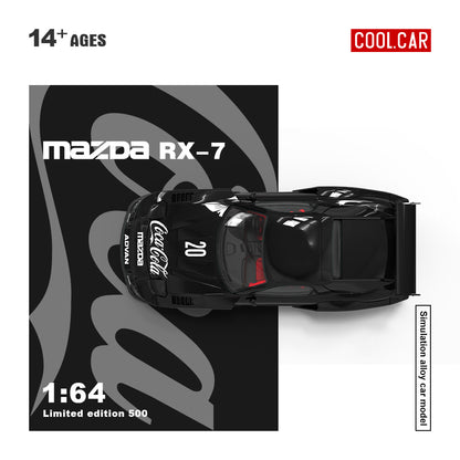 Mazda Miata RX7 Coca Cola Black - Cool Car (POR PEDIDO)