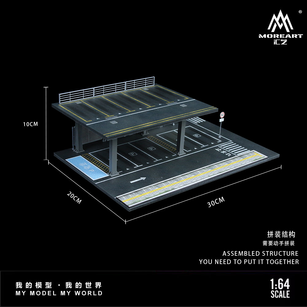 Calle 2 Niveles Diorama- MoreART (BAJO PEDIDO)